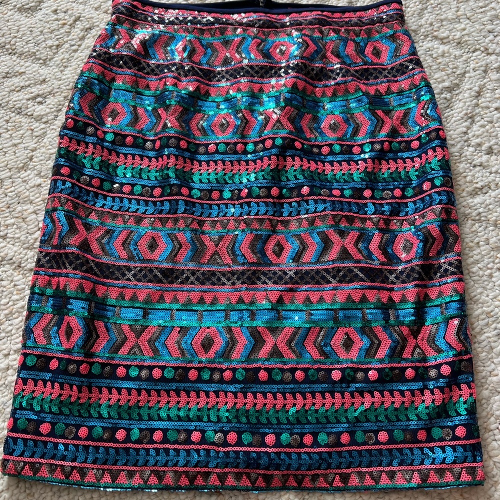 Multiple Color Sequin Skirt